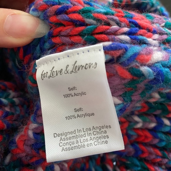 NWT For Love and Lemons Lydia Cardigan in Sapphire sz M - Picture 12 of 12